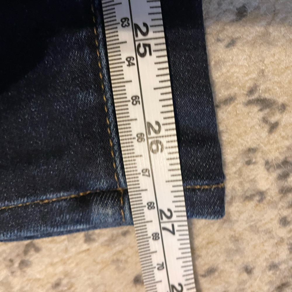 Madewell High-Rise Skinny‎ Jeans 9” Dark Blue Denim Size 26 - Picture 9 of 10